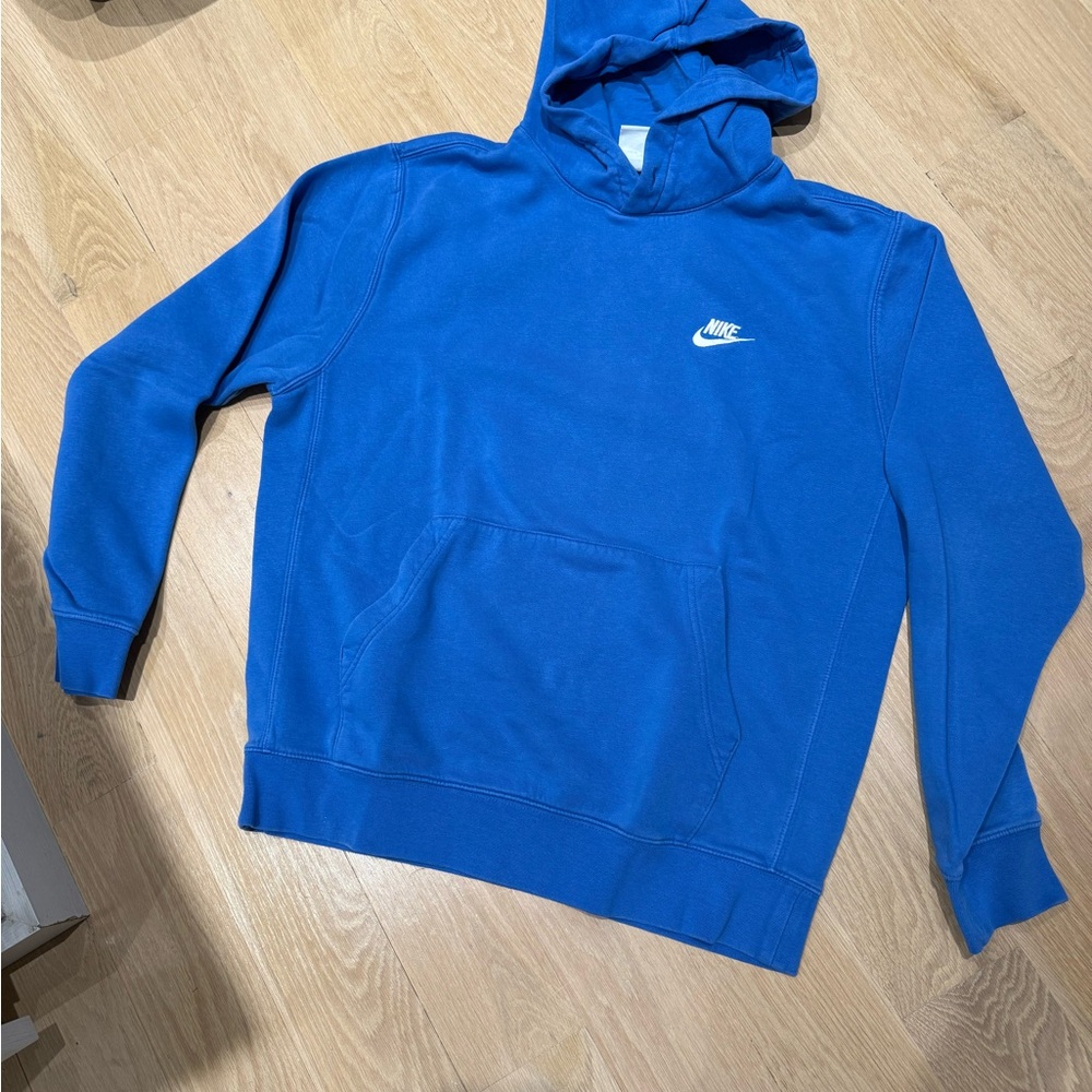 Nike Blue Athletic Sweatshirt Hoodie